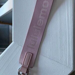Lululemon Athletica Pink Keychain